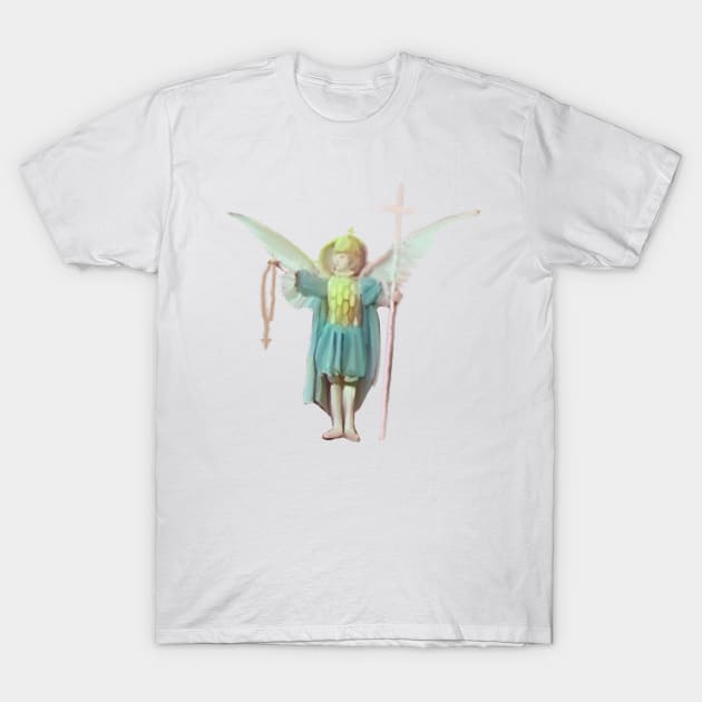 Saint Michael the Archangel T-Shirt by HappyRandomArt